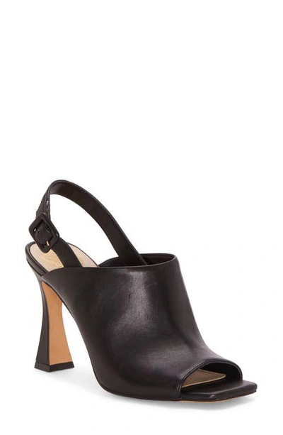 Shop Vince Camuto Releen Slingback Sandal In Black Leather