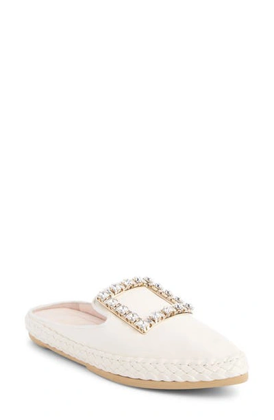 Shop Roger Vivier Lounge Strauss Mule In White