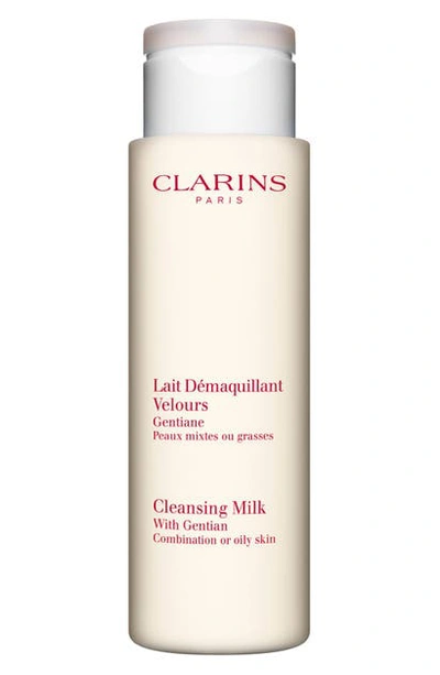 Shop Clarins Cleansing Milk With Gentian For Combination/oily Skin, 7 oz