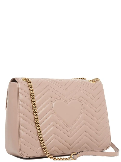 Shop Gucci Gg Marmont 2.0 Shoulder Bag In Pink