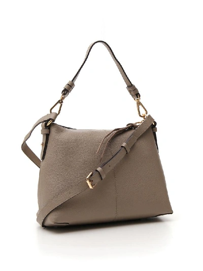 Shop See By Chloé Joan Shoulder Bag In Grey