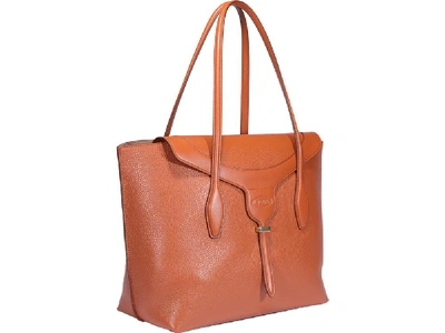 Shop Tod's Joy Medium Shopping Bag In Orange