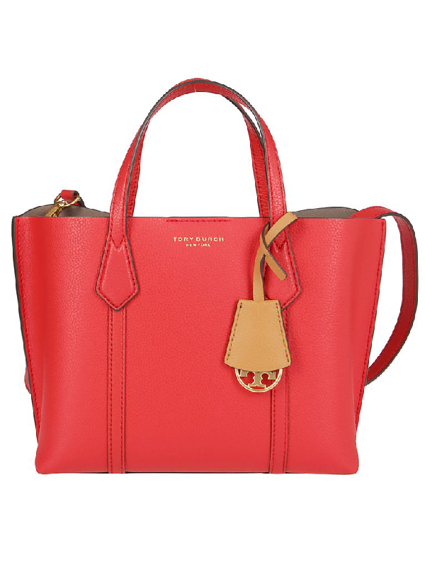 tory burch red tote bag
