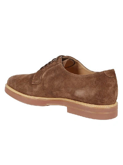 Shop Tod's Casual Brogue Shoes In Brown