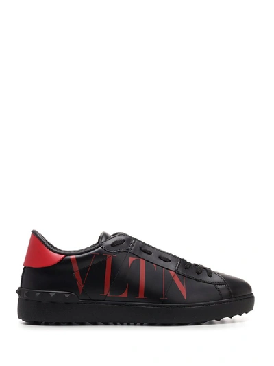 Shop Valentino Garavani Vltn Open Sneakers In Black