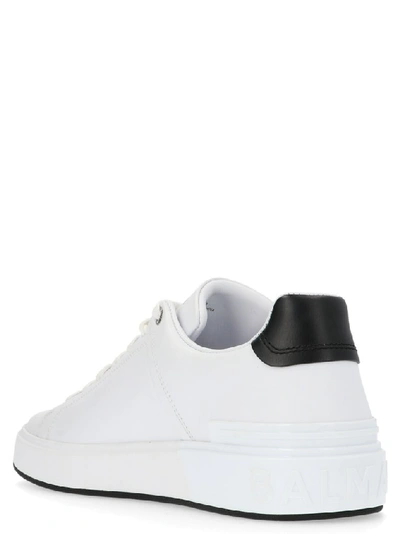 Shop Balmain B Court Sneakers In White