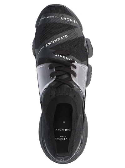 Shop Givenchy Jaw Sole Sneakers In Black