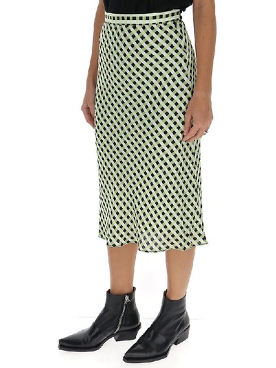 Shop Proenza Schouler Check Georgette Skirt In Multi