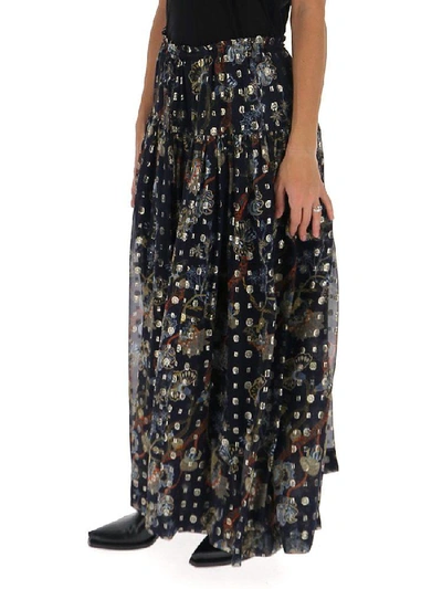 Shop Chloé Floral Maxi Skirt In Multi