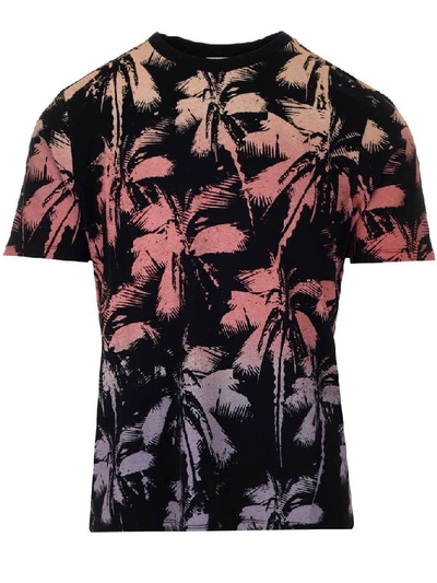 Shop Saint Laurent Palm Tree Printed T In Multi