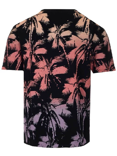 Shop Saint Laurent Palm Tree Printed T In Multi