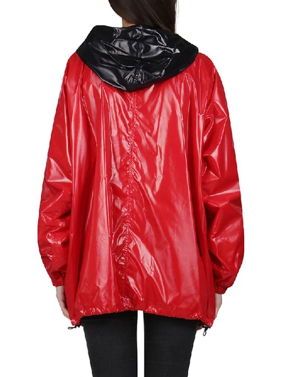 Shop Givenchy Hooded Jacket In Red
