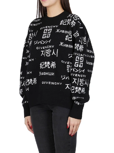 Shop Givenchy Translation Jumper In Black