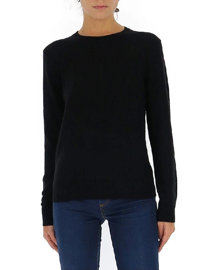 Shop Theory Crewneck Sweater In Black