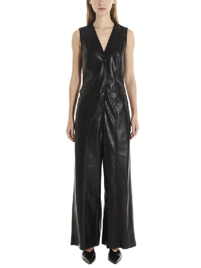 Shop Nanushka Freya Jumpsuit In Black