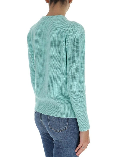 Shop Kenzo Embroidered Eye Sweater In Green