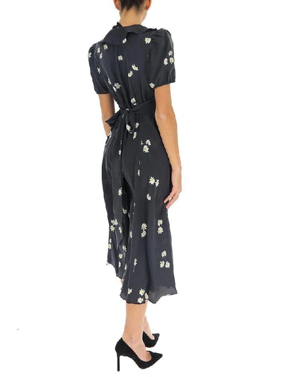 Shop Marc Jacobs The Love Daisy Printed Dress In Black