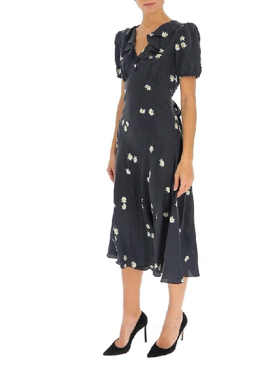 Shop Marc Jacobs The Love Daisy Printed Dress In Black