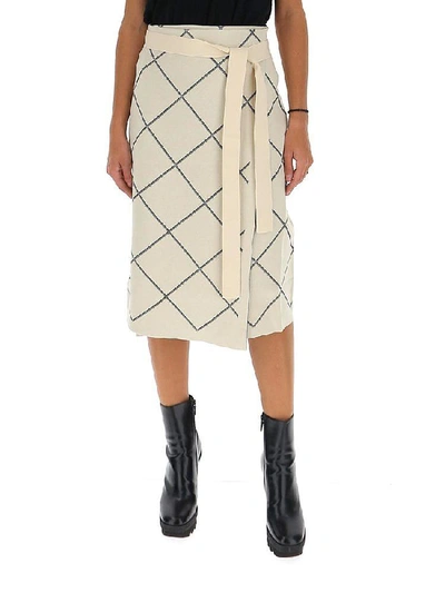 Shop Proenza Schouler Wrap Midi Skirt In White