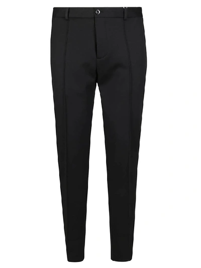 Shop Maison Margiela Tailored Skinny Fit Trousers In Black
