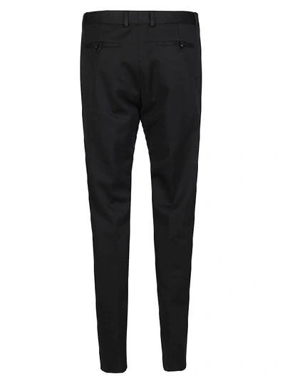 Shop Maison Margiela Tailored Skinny Fit Trousers In Black