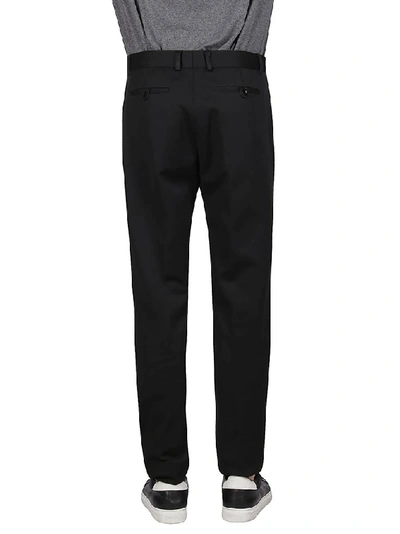 Shop Maison Margiela Tailored Skinny Fit Trousers In Black