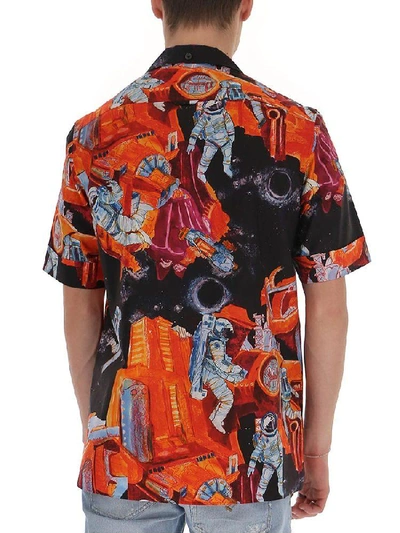 Shop Valentino Space Printed Shirt In Multi