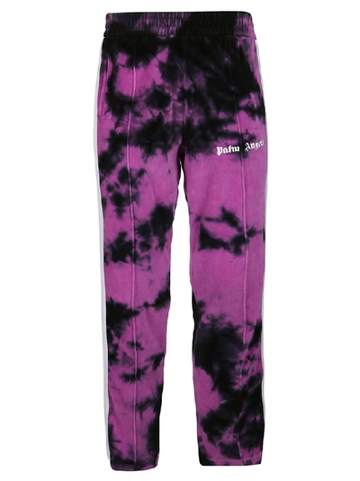 Shop Palm Angels Tie Dye Track Pants In Multi