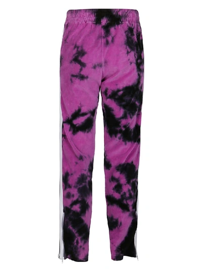 Shop Palm Angels Tie Dye Track Pants In Multi