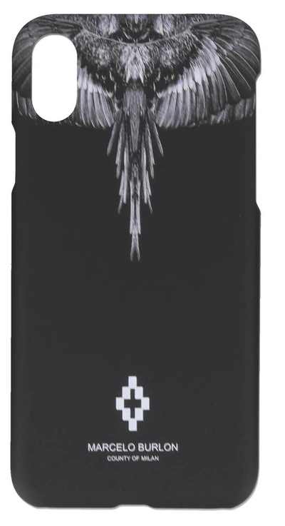 Shop Marcelo Burlon County Of Milan Wings Iphone Xs Case In Black