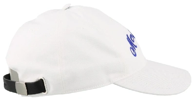 Shop Alexander Mcqueen Logo Cap In White