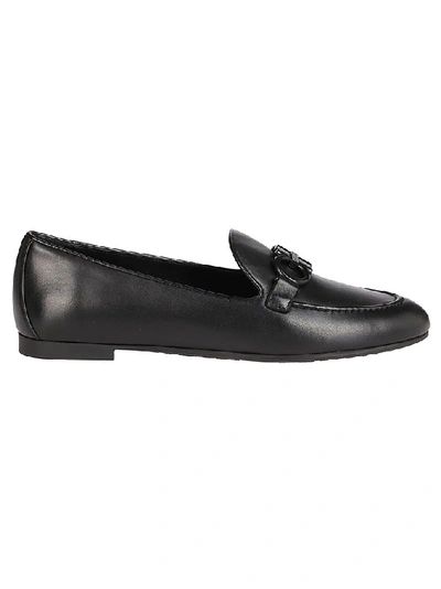 Shop Ferragamo Salvatore  Buckle Detail Loafers In Black