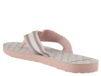 Shop Tory Burch Gemini Link Flip Flops In Pink