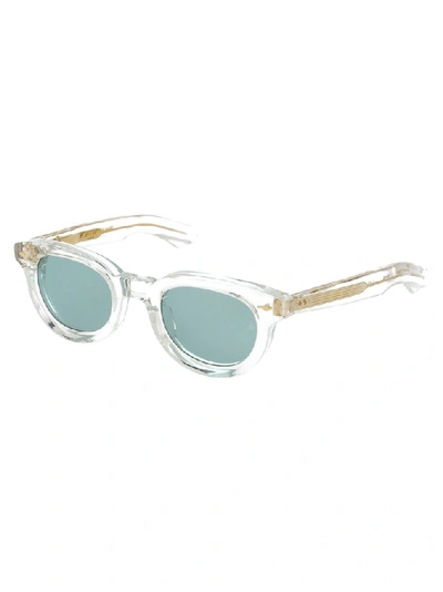 Shop Jacques Marie Mage Akira Oval Frame Sunglasses In Multi