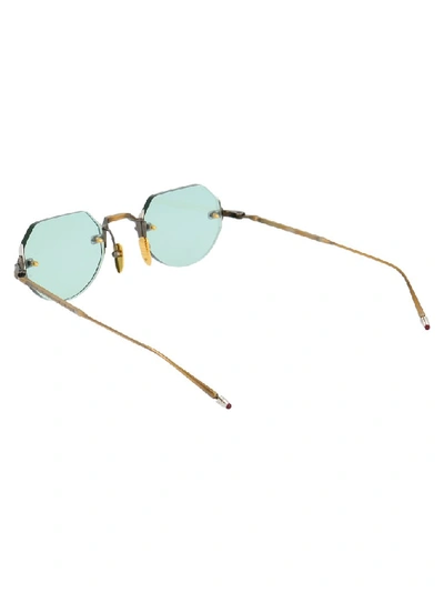 Shop Jacques Marie Mage Rimless Geometric Shaped Sunglasses In Multi