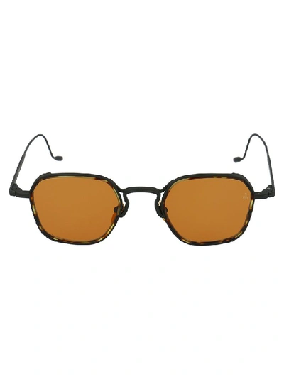 Shop Jacques Marie Mage Wyatt Square Frame Sunglasses In Multi