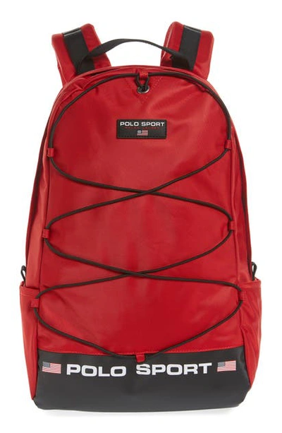 Shop Polo Ralph Lauren Backpack In Red