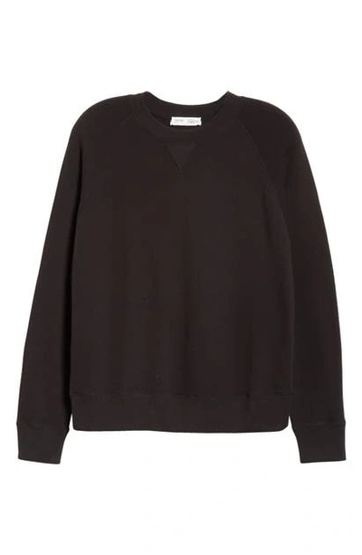 Shop Entireworld French Terry Sweatshirt In Black