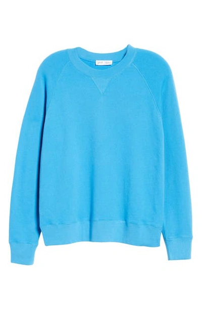 Shop Entireworld French Terry Sweatshirt In Ocean Blue