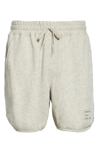 Shop Entireworld French Terry Sweat Shorts In Grey Melange