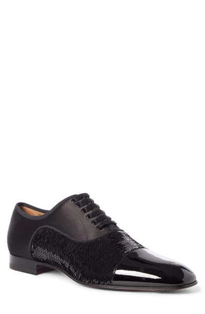 Shop Christian Louboutin Greggo Orlato Oxford In Black