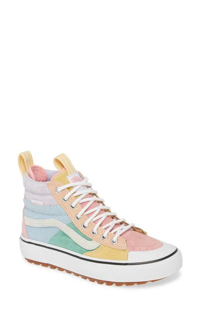 Vans Sk8-hi Mte 2.0 Dx Water Resistant High Top Sneaker In Pastel Multi/ True  White | ModeSens