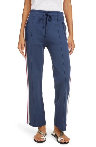 Shop Isabel Marant Étoile Dobbs Track Pants In Midnight