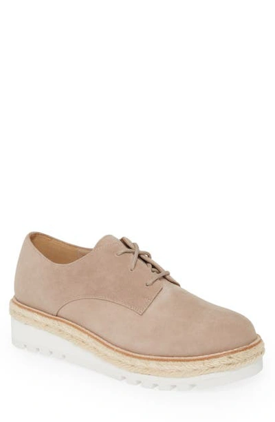 Shop Eileen Fisher Everly Derby In Earth Suede