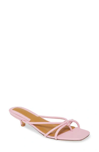 Shop Jaggar Loop Kitten Heel Sandal In Pink Lilac