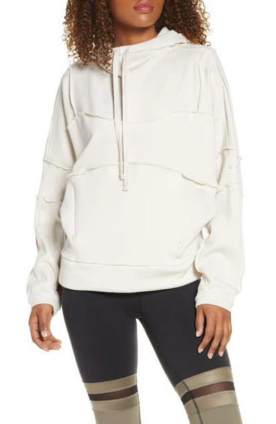 Shop Alo Yoga Dimension Hoodie In Bone