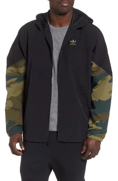 Adidas Originals Adidas Men's Originals Camo Windbreaker In Black/  Multicolor | ModeSens