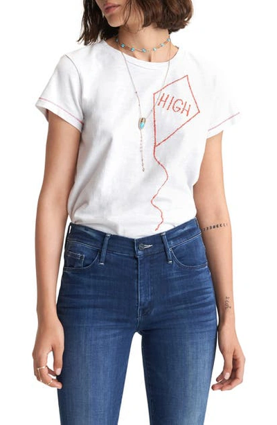Shop Mother The Sinful Embroidered T-shirt In High As A Kite