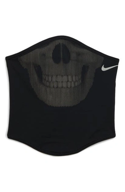 Nike Skeleton Crew Therma Sphere Neck Warmer In Black/ Black/ Silver |  ModeSens