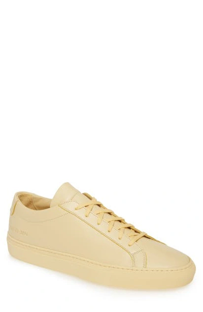 Shop Common Projects Original Achilles Sneaker In Yellow
